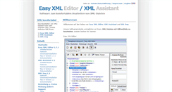 Desktop Screenshot of easy-xml-editor.de